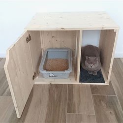 Muffin Cat Litter Box End Table