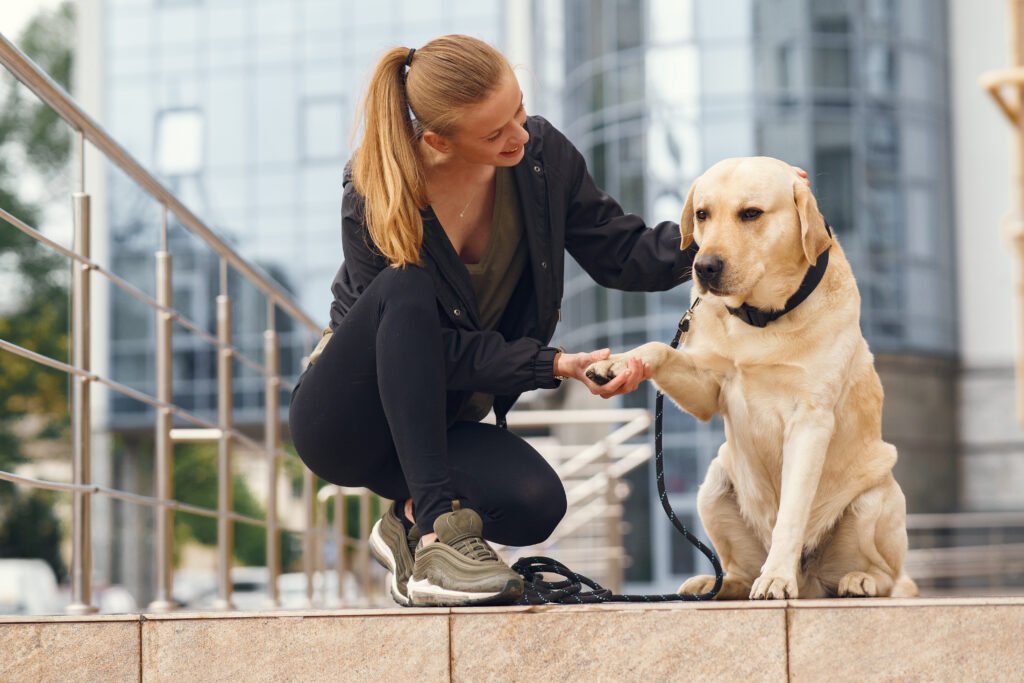 portrait woman with her beautiful dog - Memelihara anjing ketimbang kucing: 6 Alasan kuat mengapa hal itu menjadi pilihan terbaik banyak orang