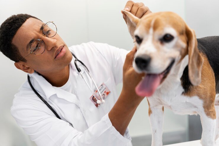 close up veterinarian taking care pet 23 2149143872 - 13 Cara Mengetahui Kondisi Anjing Sehat: Panduan Lengkap untuk Pemilik Baru